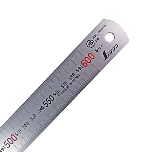 Shinwa Japanse liniaal rvs verenstaal 600 mm