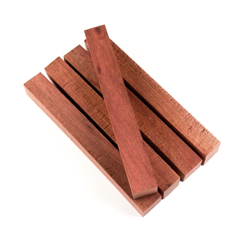 Pen blanks Bloodwood Satine 19 x 19 x 150 mm, 5 stuks