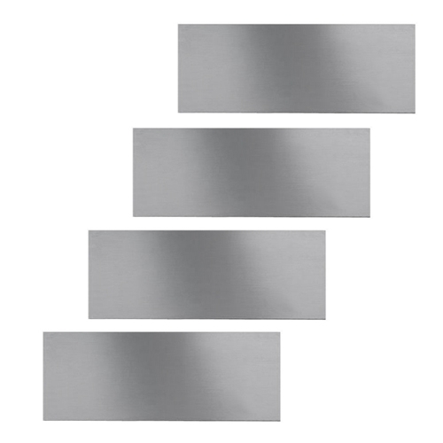 Peaktool schraapstalen rechthoekig, 4 stuks