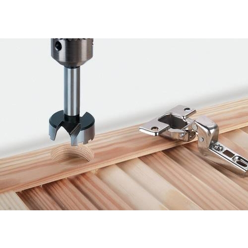 Wolfcraft boor en boormal voor kastscharnieren