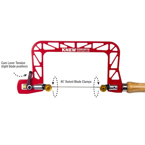 Knew MK4 figuurzaagbeugel 75 mm met snelklem en kantelbaar