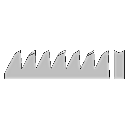 Zaagblad voor Gyokucho 372 Tatebiki Noko Dozuki Style crosscut en rip cut zaag 240 mm