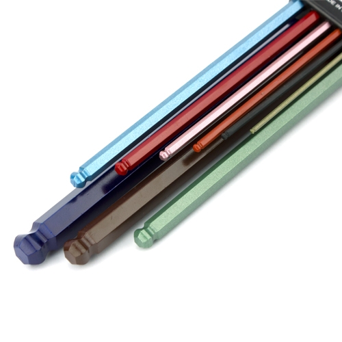 Bondhus 9-delige Colorguard inbussleutelset 1,5 - 10 mm met kogelkop