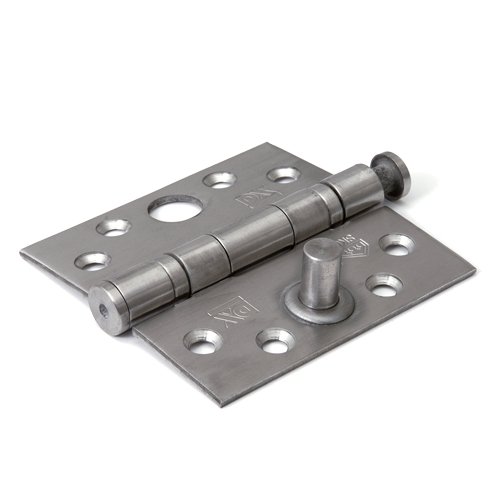 Kogellager veiligheidsscharnier met dievenklauw rvs 76 x 76 mm SKG**