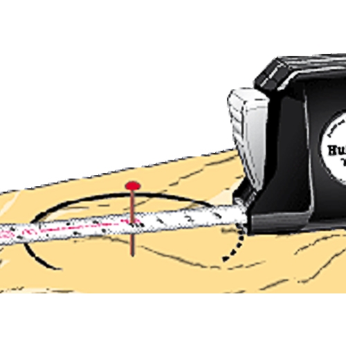 Hultafors Talmeter rolbandmaat 3 meter met diameterschaalverdeling