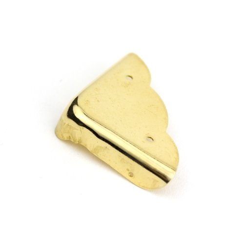 Kofferhoek 25 x 25 x 13 mm messing