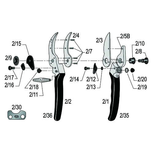 Felco #2 snoeischaar 210 mm