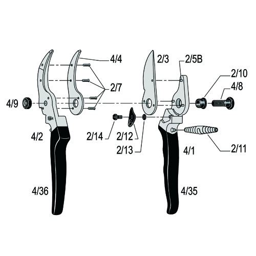 Felco #4 snoeischaar 210 mm