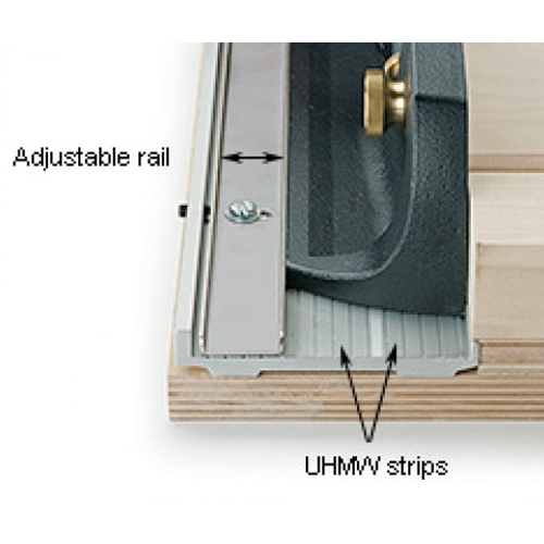 Veritas 'shooting board track' 16″ - 408 mm