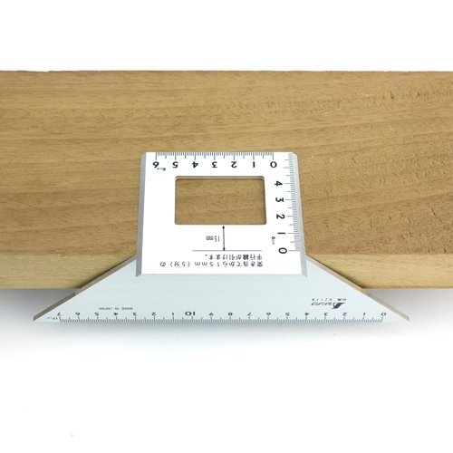 Shinwa Japanse zadelhoek / dubbele verstekhaak 170 mm
