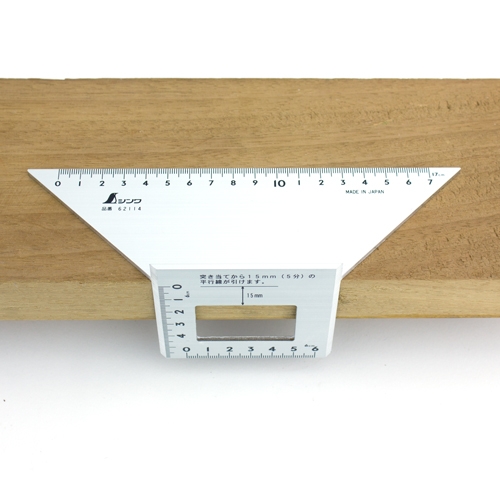 Shinwa Japanse zadelhoek / dubbele verstekhaak 170 mm