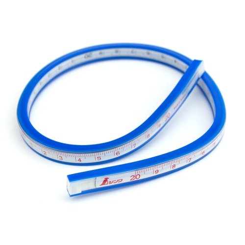 Shinwa Japanse Flexi Curve flexibele liniaal 400 mm