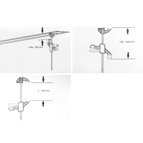 Mafell snelspanklem F-SZ 180 mm, 2 stuks