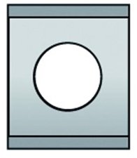 Hm wisselmes 20 x 12 mm voor frees met wisselmessen