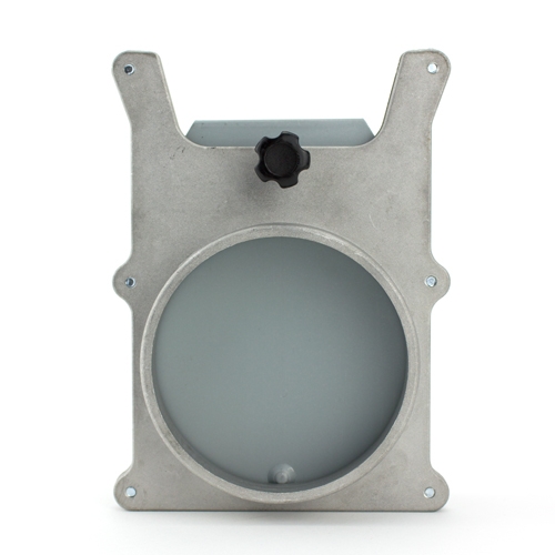 Aluminium afsluitschuif voor slang Ø 100 mm