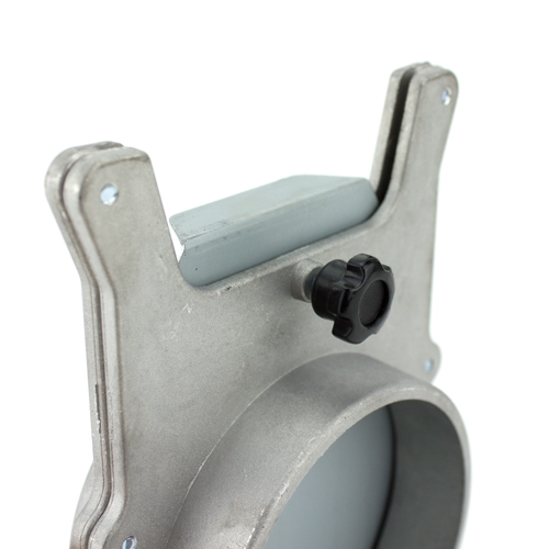 Aluminium afsluitschuif voor slang Ø 100 mm