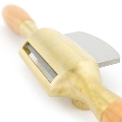 Peaktool/ Luban spookschaaf rond brons kersenhout