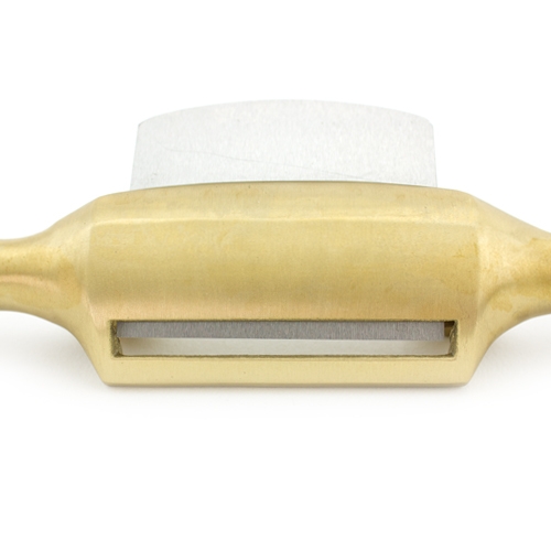 Peaktool/ Luban spookschaaf rond brons kersenhout