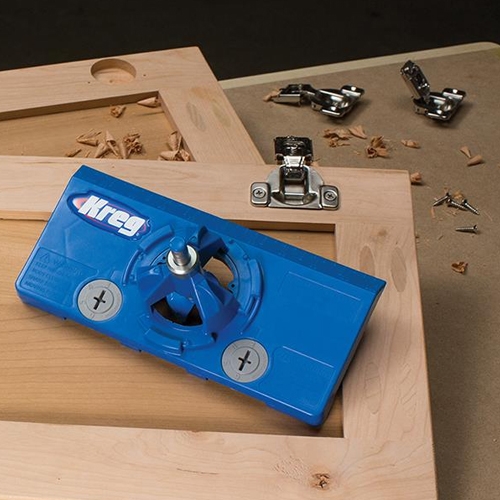 Kreg Concealed Hinge Jig boormal voor potscharnieren inclusief 35 mm boor