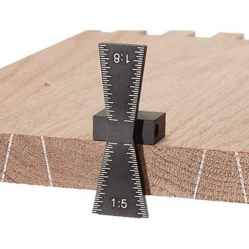 Peaktool zwaluwstaart aftekenhulpstuk zwart