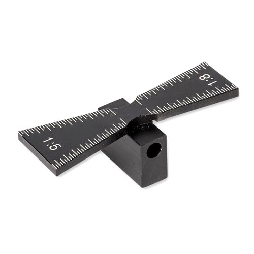 Peaktool zwaluwstaart aftekenhulpstuk zwart