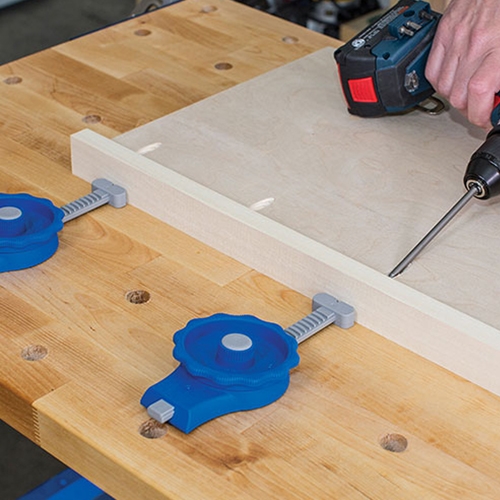 Kreg In-line Clamp werkbankklem 360 graden draaibaar