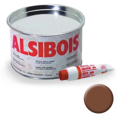 Alsibois houtvuller 2-componenten merbau 400 ml