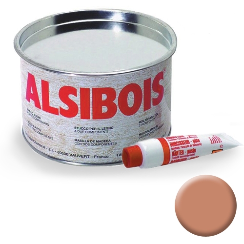 Alsibois houtvuller 2-componenten rood 400 ml