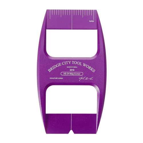 Bridge City CM-PL AS-24v3 liniaalklem paars metrisch voor verstelbare blokhaak