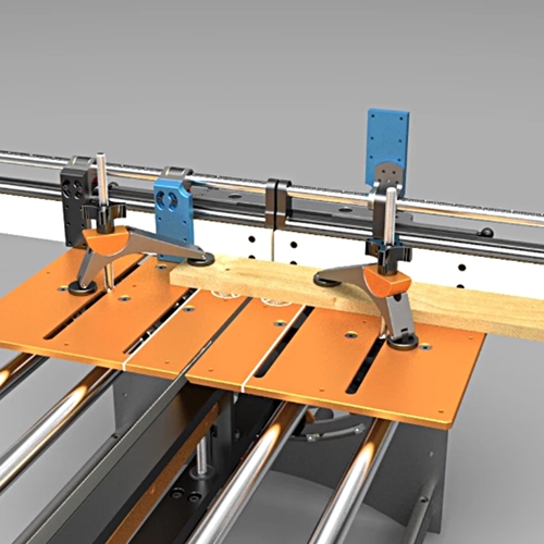 Bridge City bovenklem draaibaar PC-PF voor precisieaanslag Jointmaker Pro