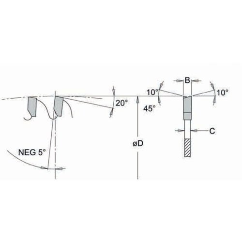 HM cirkelzaagblad A 260 x 1,8 / 2,5 x 30 mm 60T