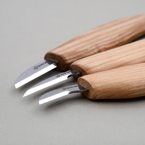 BeaverCraft houtsnijset inclusief wetpasta, strop en canvas foudraal 3-delig