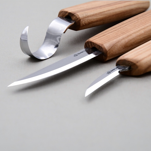 BeaverCraft houtsnijset voor lepelsnijden inclusief wetpasta, strop en canvas foudraal 3-delig