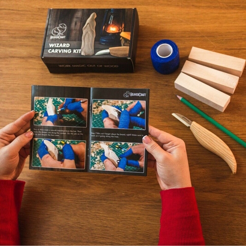 BeaverCraft houtsnijset tovenaar