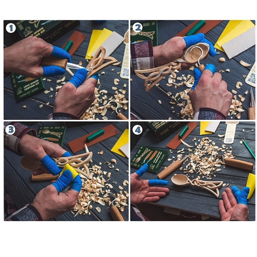 BeaverCraft houtsnijset love spoon