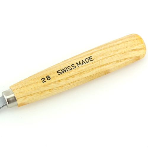 Pfeil lepelmes #28 rond, linkshandig, klein