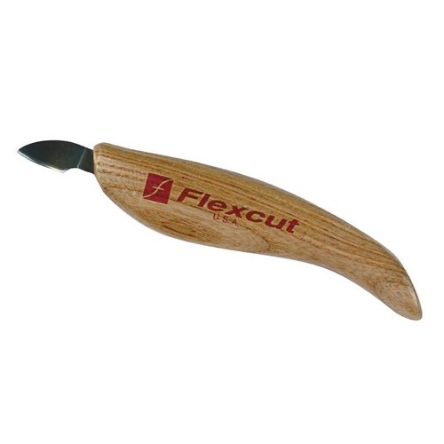 Flexcut KN26 gebogen houtsnijmes rechtshandig