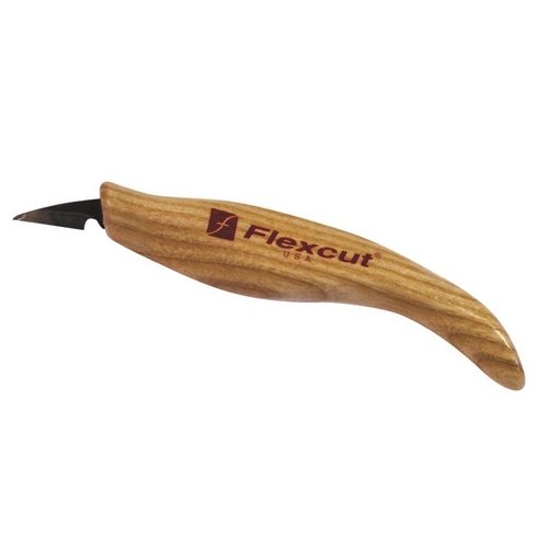 Flexcut KN27 mini houtsnijmes detail