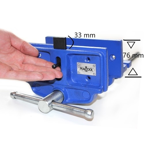 Peaktool meubelmakers bankschroef 178 mm
