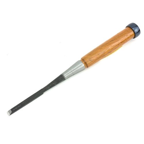 Japanse steekbeitel met rood eiken heft 6 mm