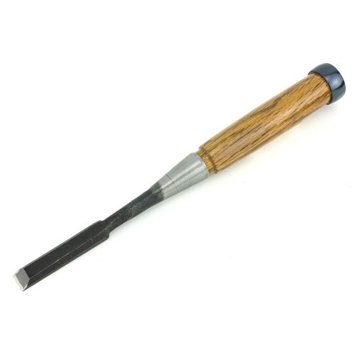 Japanse steekbeitel met rood eiken heft 12 mm