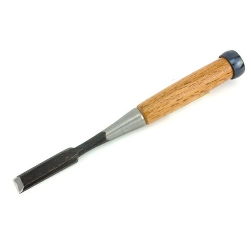 Japanse steekbeitel met rood eiken heft 15 mm