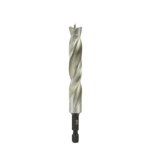 Fisch houtspiraalboor Ø 12,0 mm met 1/4″ zeskantaansluiting