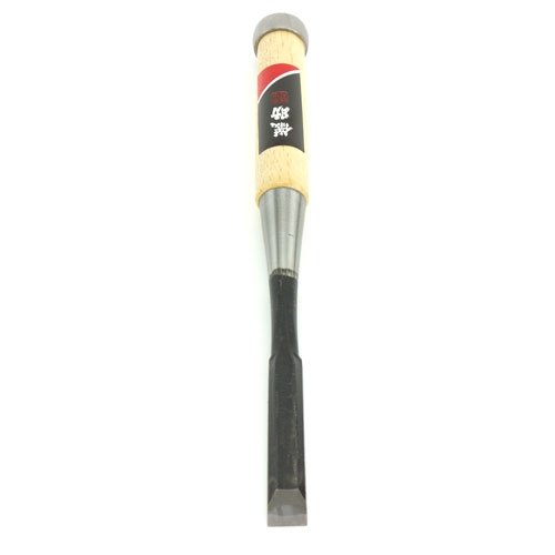 Japanse steekbeitel met wit eiken heft 12 mm