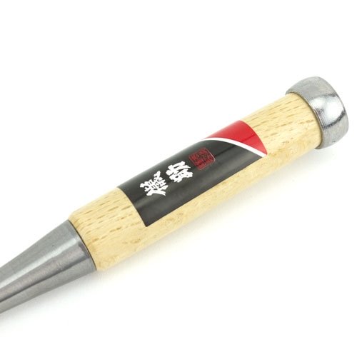 Japanse steekbeitel met wit eiken heft 15 mm