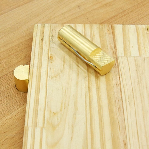 Peaktool werkbankaanslag ‘bench pups’ Ø 19 mm, 2 stuks messing