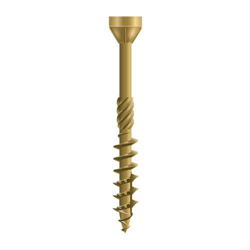 Dynaplus Vlonderschroef Xtreme AR-Bronze platkop met snijpunt Torx T25 Ø 5,0 x 50/30 mm