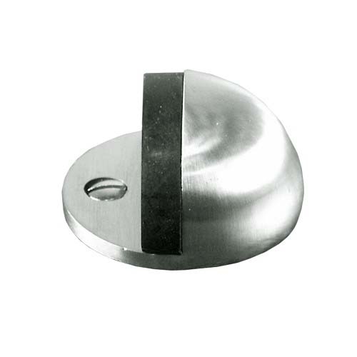 Deurbuffer voor vloermontage rvs look Ø 45 mm
