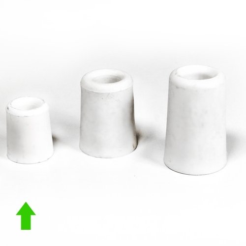 Deurbuffer rubber wit 35 mm - laatste voorraad