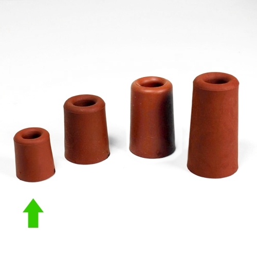 Deurbuffer rubber rood 35 mm - laatste voorraad